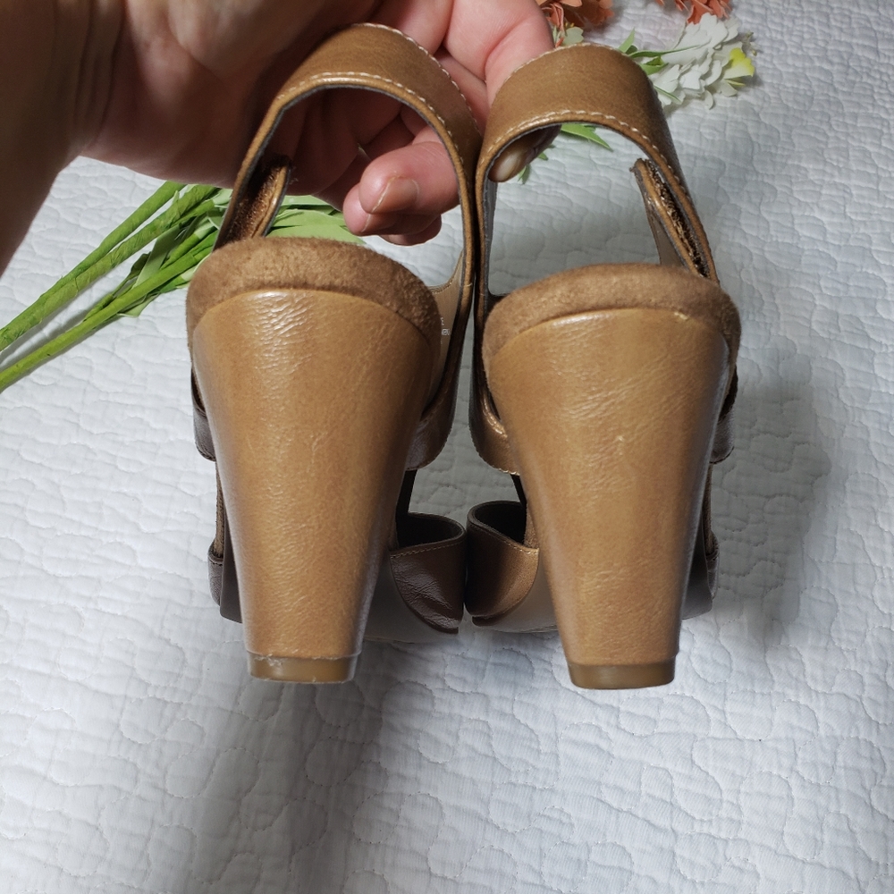 Aerosoles, Vivrance Slingback Peep Toe Sandals, 7 - Picture 4 of 6